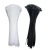 Techly kaabliside nailonist plaaster 280x4,8 mm 100 tk must ISWT-28048-BK