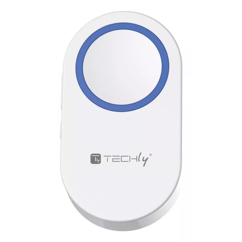 Techly I-BELL-RING05R uksekella helin Valge