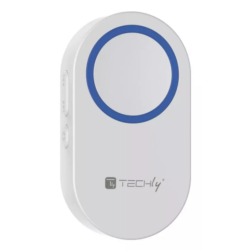 Techly I-BELL-RING05R uksekella helin Valge
