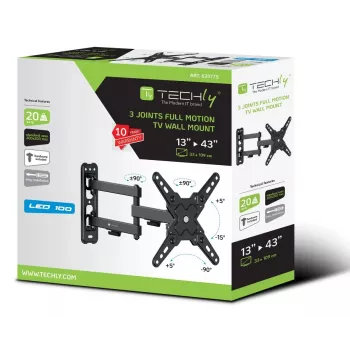 Techly ICA-LCD 423 telerikinnitus/alus 106,7 cm (42 tolli) must