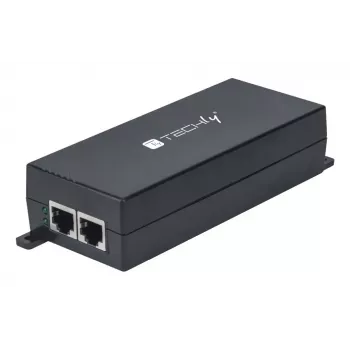 Techly I-SWHUB 3000STY2 PoE adapter Fast Ethernet, Gigabit Ethernet
