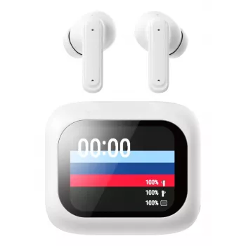 Techly ICC SB-BLT08W kõrvaklapid-peakomplekt Tõeline juhtmevaba stereo (TWS) Kõrvasisesed Kõned/muusika Bluetooth Valge