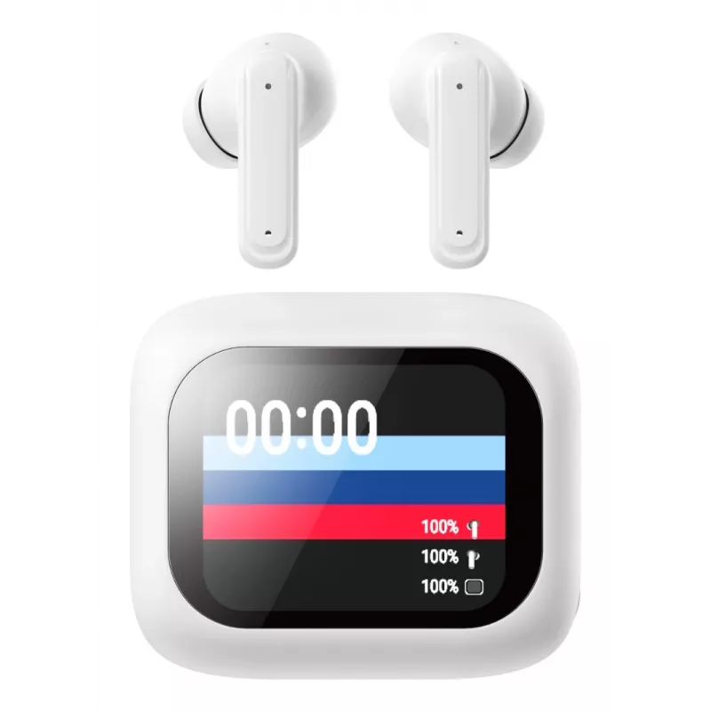 Techly ICC SB-BLT08W kõrvaklapid-peakomplekt Tõeline juhtmevaba stereo (TWS) Kõrvasisesed Kõned/muusika Bluetooth Valge