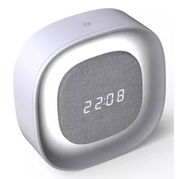 Techly IC-CLOCK-56WH äratuskell Digitaalne äratuskell Hall, Valge