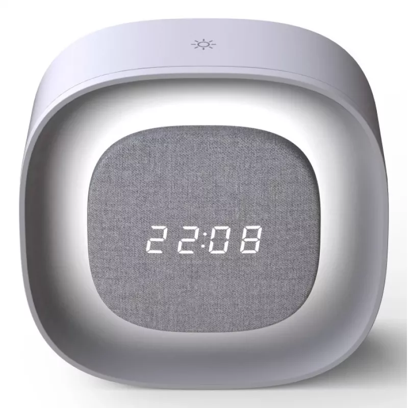 Techly IC-CLOCK-56WH äratuskell Digitaalne äratuskell Hall, Valge