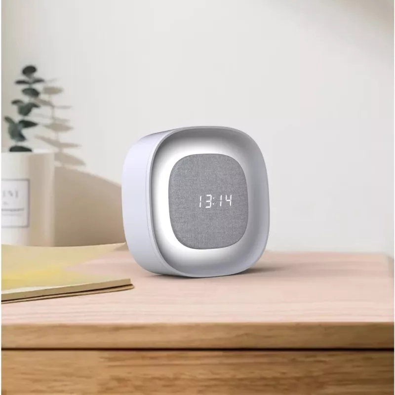 Techly IC-CLOCK-56WH äratuskell Digitaalne äratuskell Hall, Valge