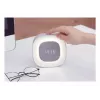 Techly IC-CLOCK-56WH äratuskell Digitaalne äratuskell Hall, Valge