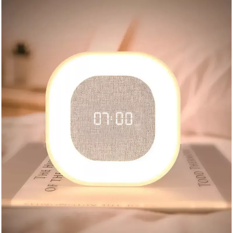 Techly IC-CLOCK-56WH äratuskell Digitaalne äratuskell Hall, Valge