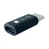 Techly IADAP USBC-MBKT kaabli soovahetusadapter Micro-USB Must