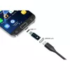 Techly IADAP USBC-MBKT kaabli soovahetusadapter Micro-USB Must