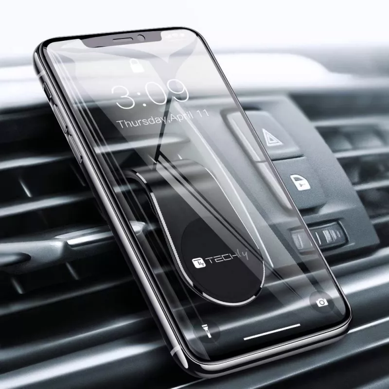 Techly I-SMART-UNIALTY hoidik Passiivhoidik Mobiiltelefon/nutitelefon Must