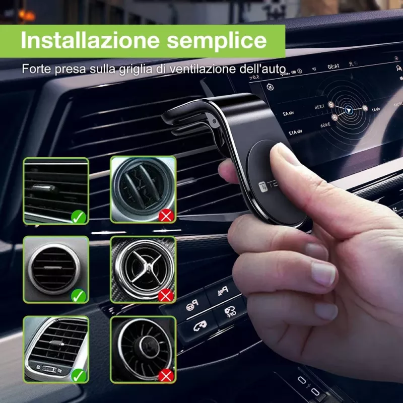 Techly I-SMART-UNIALTY hoidik Passiivhoidik Mobiiltelefon/nutitelefon Must