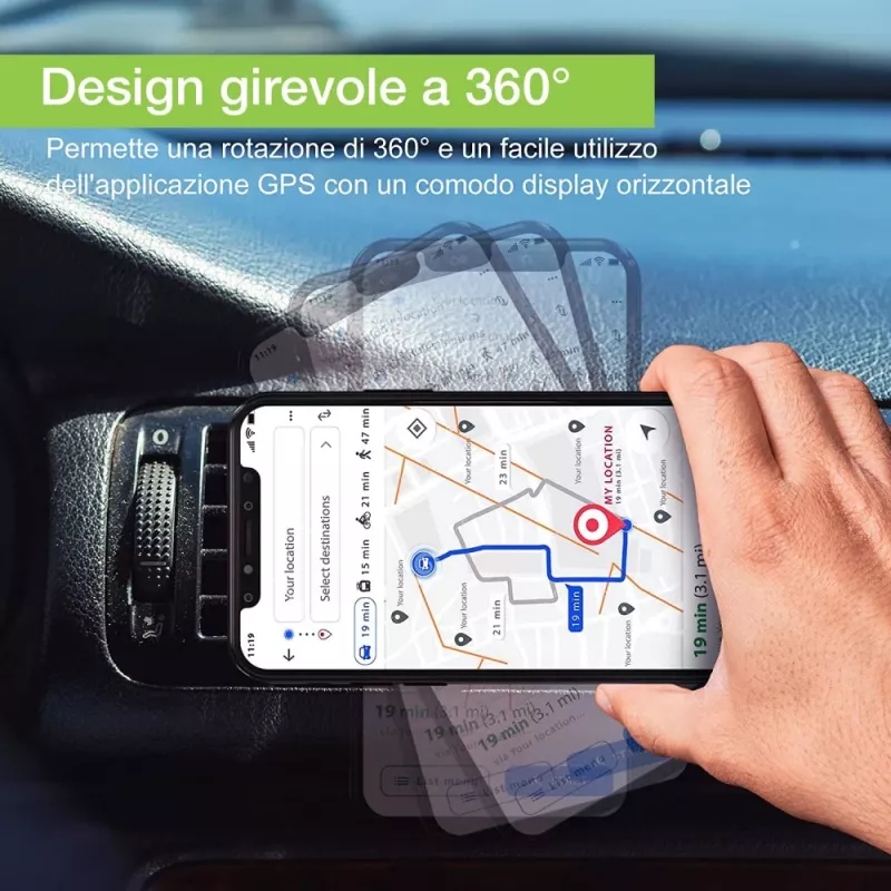Techly I-SMART-UNIALTY hoidik Passiivhoidik Mobiiltelefon/nutitelefon Must