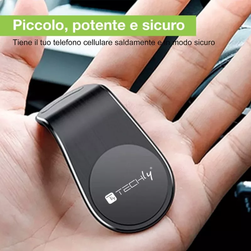 Techly I-SMART-UNIALTY hoidik Passiivhoidik Mobiiltelefon/nutitelefon Must