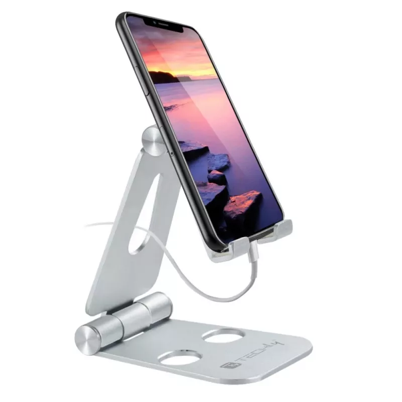 Techly I-SMART-STAND6 hoidik Passiivne hoidik Mobiiltelefon/nutitelefon Hõbedane