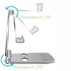 Techly I-SMART-STAND6 hoidik Passiivne hoidik Mobiiltelefon/nutitelefon Hõbedane