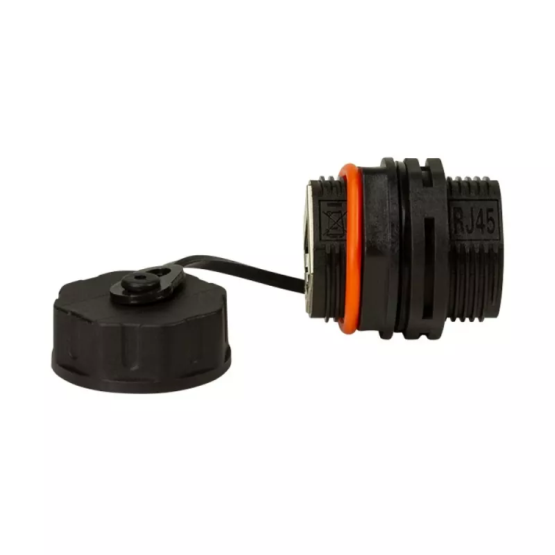 Techly IWP-MD C6A-IPPANT kaabli soovahetaja RJ45 Must