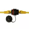 Techly IWP-MD C6A-IPPANT kaabli soovahetaja RJ45 Must