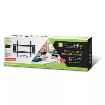 Techly ICA-PLB 262L TV-kinnitus/statiiv 177,8 cm (70 tolli) Must