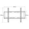 Techly ICA-PLB 262L TV-kinnitus/statiiv 177,8 cm (70 tolli) Must