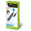 Techly IUSB32-HUB4A-4U3SL sülearvuti dokkimisjaam/portide paljundaja juhtmega USB 3.2 Gen 1 (3.1 Gen 1) Type-A Hall