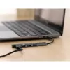 Techly IUSB32-HUB4A-4U3SL sülearvuti dokkimisjaam/portide paljundaja juhtmega USB 3.2 Gen 1 (3.1 Gen 1) Type-A Hall