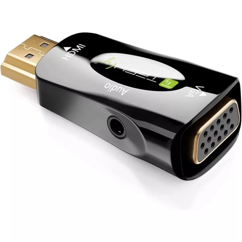 Techly IDATA HDMI-VGA2MABT2 videosignaalimuundur Passiivne videomuundur 1920 x 1080 pikslit