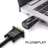 Techly IDATA HDMI-VGA2MABT2 videosignaalimuundur Passiivne videomuundur 1920 x 1080 pikslit