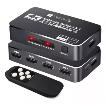 Techly IDATA HDMI2-4K5160B videolüliti HDMI