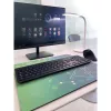 Techly ICA-MP GLASS1 hiirematt Mänguhiirematt Roheline