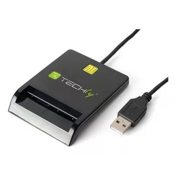 Techly I-CARD CAM-USB2TY2 nutikaardilugeja siseruumidesse USB USB Type-A Must