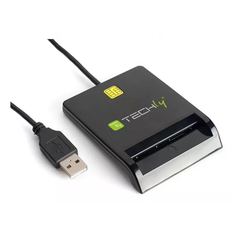 Techly I-CARD CAM-USB2TY2 nutikaardilugeja siseruumidesse USB USB Type-A Must