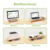 Techly ICA-MS 389 monitori kinnitus / alus Laud Valge, Puit