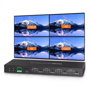 Techly IDATA HDMI-MX44 maatrikslüliti AV maatrikslüliti 4 W