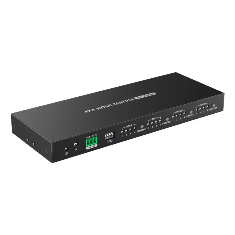 Techly IDATA HDMI-MX44 maatrikslüliti AV maatrikslüliti 4 W