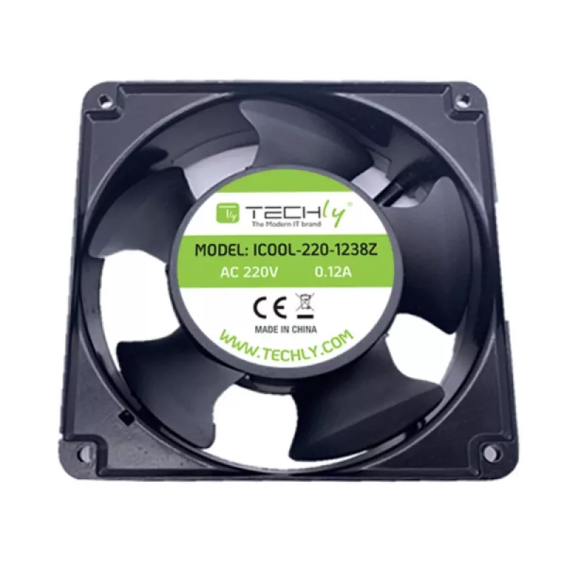 Techly ICOOL-220-1238Z arvuti jahutussüsteemi osa/tarvik Ventilaatorimoodul