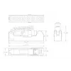 Techly IWP-KIT-C6U90 võtme moodul