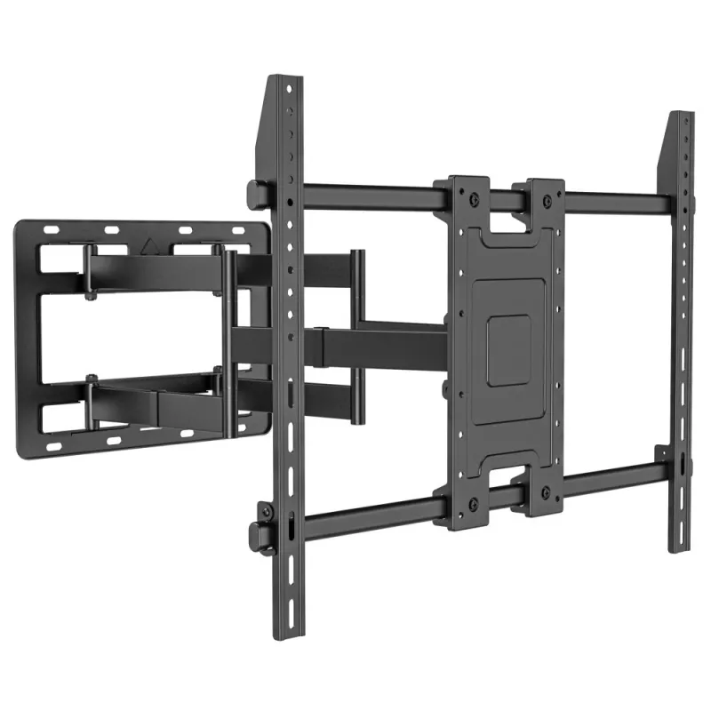 Techly seinakinnitus 55–100-tollise Full-Motion LED LCD-teleri jaoks, 300 x 300 mm, 900 x 600 mm, 0–7°, 120°, teras, must