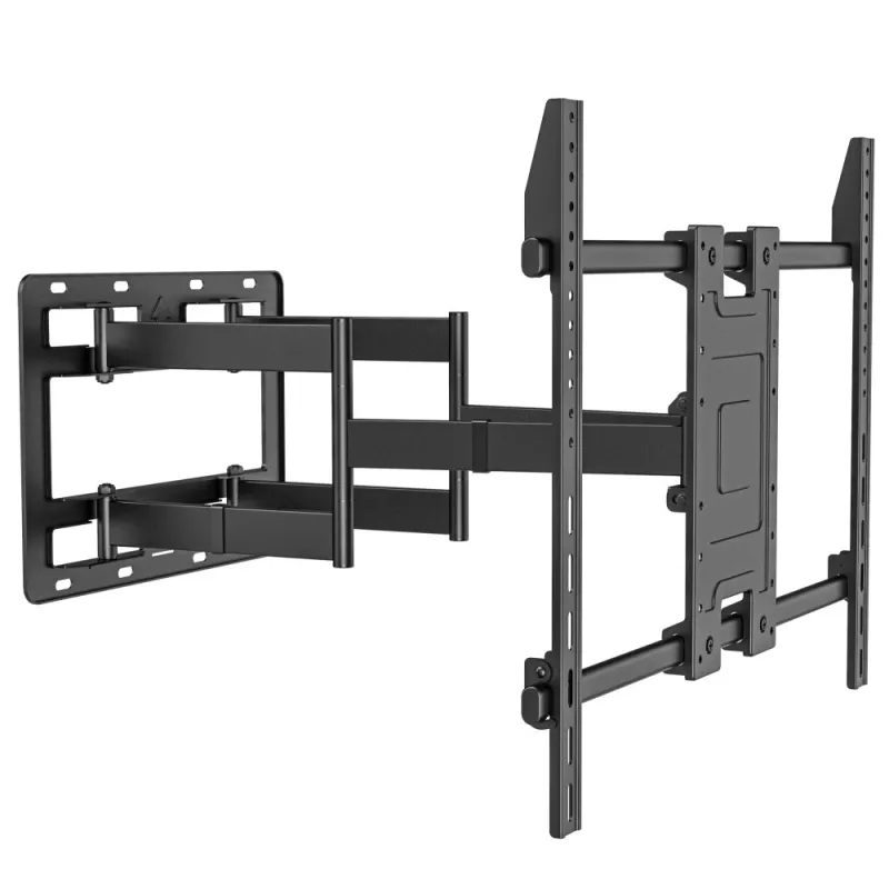 Techly seinakinnitus 55–100-tollise Full-Motion LED LCD-teleri jaoks, 300 x 300 mm, 900 x 600 mm, 0–7°, 120°, teras, must