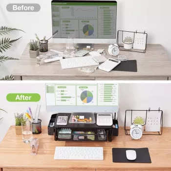 Techly ICA-MS 114 monitorihoidik / alus Must