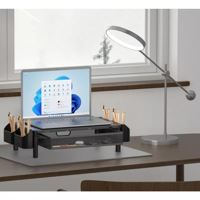 Techly ICA-MS 114 monitorihoidik / alus Must