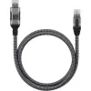 Techly ICOC U3A-RJ45-050 võrgukaabel Hõbedane, Must 5 m Cat6 F/UTP (FTP)