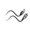 Techly ICOC U3C-RJ45-020 võrgukaabel Hõbedane, Must 2 m Cat6 F/UTP (FTP)