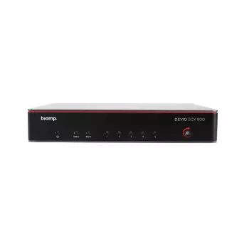 Biamp Devio SCX 800​, 48 kHz, 150 W, 100 - 240 V, Ameerika Ühendriigid, 5A992, 206 mm