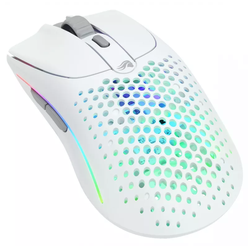 Glorious Gaming Glorious Model O Wireless 2 – matt valge, paremakäeline, laser, RF-juhtmevaba + USB USB-C, 26 000 DPI, 1 ms, valge