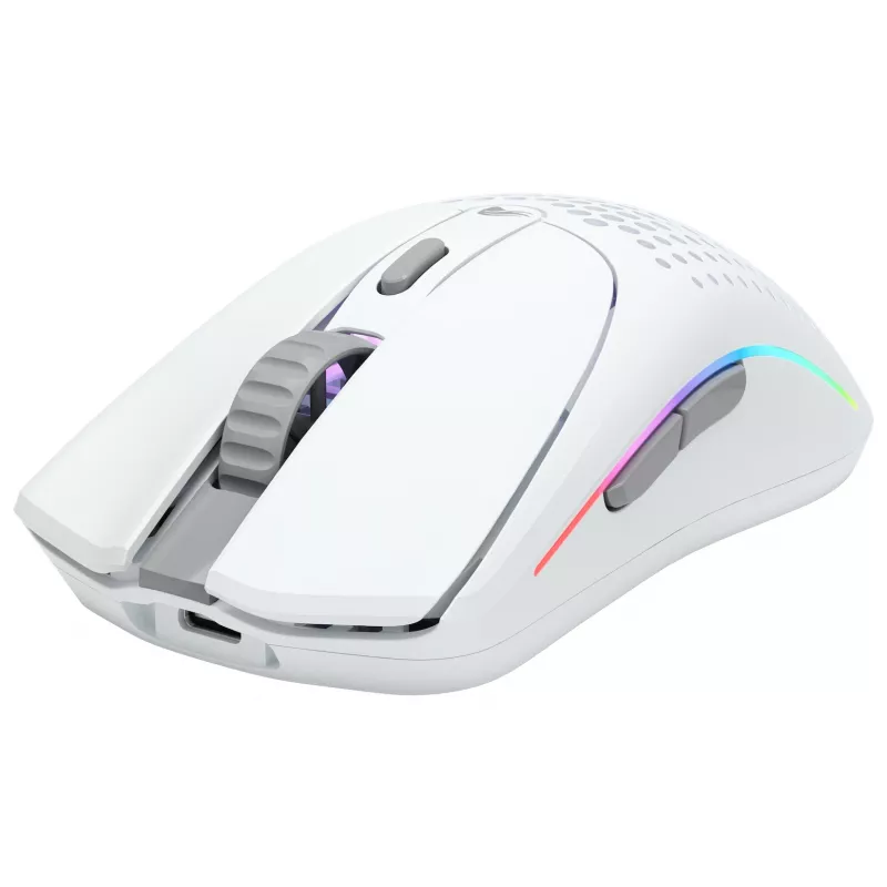 Glorious Gaming Glorious Model O Wireless 2 – matt valge, paremakäeline, laser, RF-juhtmevaba + USB USB-C, 26 000 DPI, 1 ms, valge