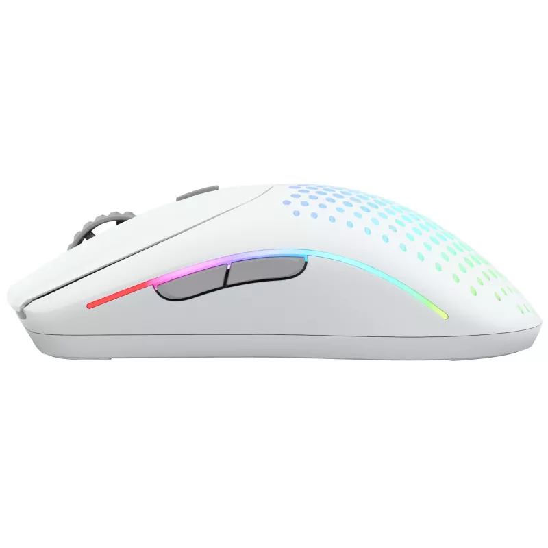 Glorious Gaming Glorious Model O Wireless 2 – matt valge, paremakäeline, laser, RF-juhtmevaba + USB USB-C, 26 000 DPI, 1 ms, valge