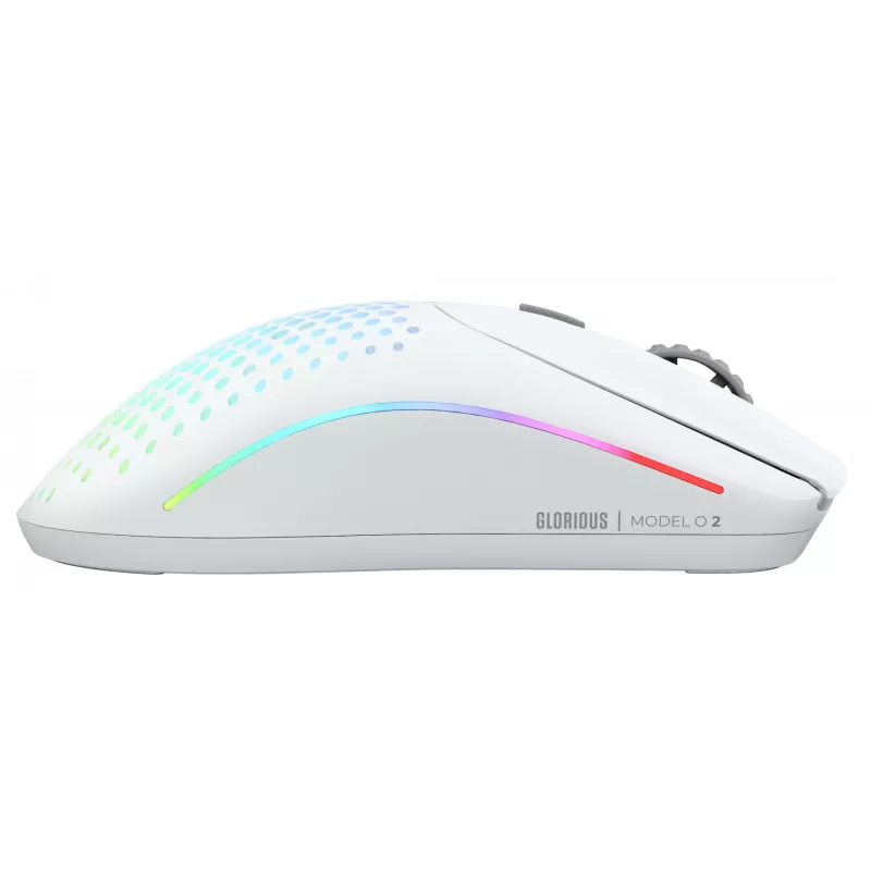 Glorious Gaming Glorious Model O Wireless 2 – matt valge, paremakäeline, laser, RF-juhtmevaba + USB USB-C, 26 000 DPI, 1 ms, valge