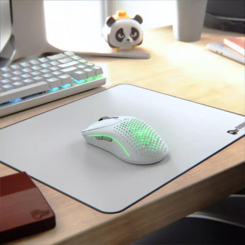 Glorious Gaming Glorious Model O Wireless 2 – matt valge, paremakäeline, laser, RF-juhtmevaba + USB USB-C, 26 000 DPI, 1 ms, valge