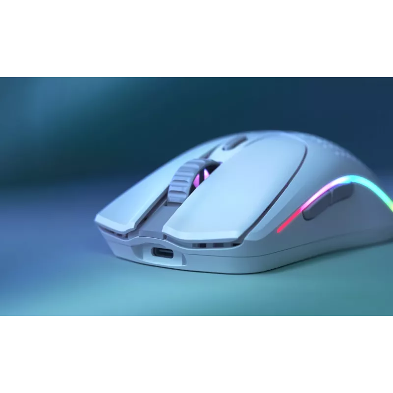 Glorious Gaming Glorious Model O Wireless 2 – matt valge, paremakäeline, laser, RF-juhtmevaba + USB USB-C, 26 000 DPI, 1 ms, valge